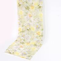 Prix d'usine personnalisé impression numérique fleur confortable soyeux satin de luxe tissu pour les femmes vêtements