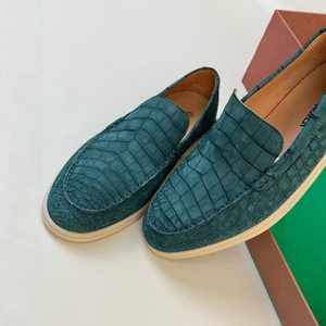 Mocassins en cuir de crocodile 100% véritable, chaussures décontractées à enfiler pour homme, mocassins en cuir de crocodile pour homme - Product Image 6