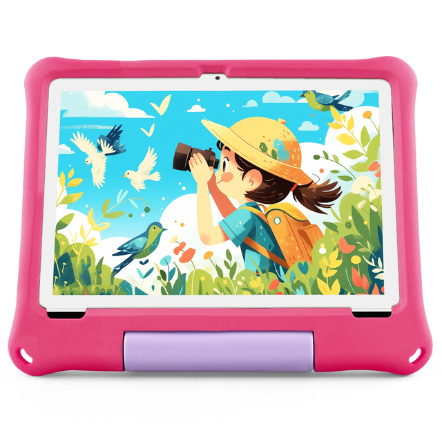 10 Inch Kids Tablet With EVA Collision Protection Case Android Kids Mode Wifi Education 3GB Memory Capacity