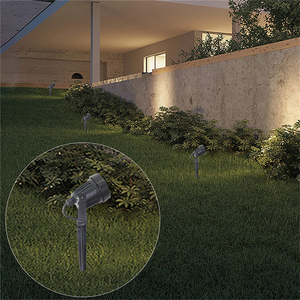 Sản Phẩm Mới Ánh Sáng Ấm Áp RGB Năng Lượng Mặt Trời Ánh Sáng Sân Vườn Không Thấm Nước 3W 5W ABS Vật Liệu Đèn Năng Lượng Mặt Trời Đèn Sân Vườn Trong Mặt Đất - Product Image 1