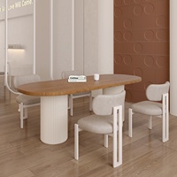 Meubles commerciaux Western Restaurant Cafe Shop Table et chaises Loisirs Stand en bois Canapé Nouveau design