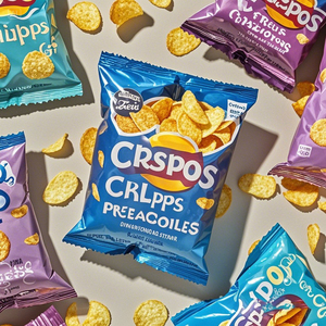 Custom Printed Back Seal Pillow Pouch Laminated Popcorn Snack Food Grade Plastic <strong>Potato</strong> <strong>Chips</strong> Packaging Bags - Product Image 2