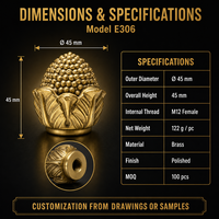 Pièces de lampe en laiton, accessoires d'éclairage, quincaillerie de lampe en laiton massif pour éclairage de table, de sol et d'hôtel, OEM ODM