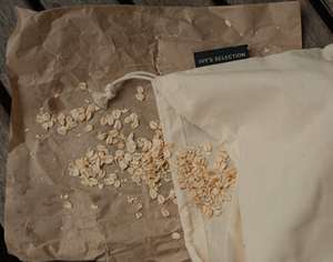 Juego Premium de 10 piezas de malla de muselina de algodón orgánico, bolsa de compras reutilizable para productos para embalaje textil orgánico de frutas y verduras - Product Image 6