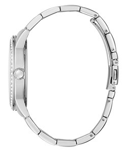 Custom Made Women's Stainless Steel Gold Quartz Wristwatches Sapphire Luxury Brand <b>Case</b> Custom Logo Slim Yellow Design Latest - Product Image 2