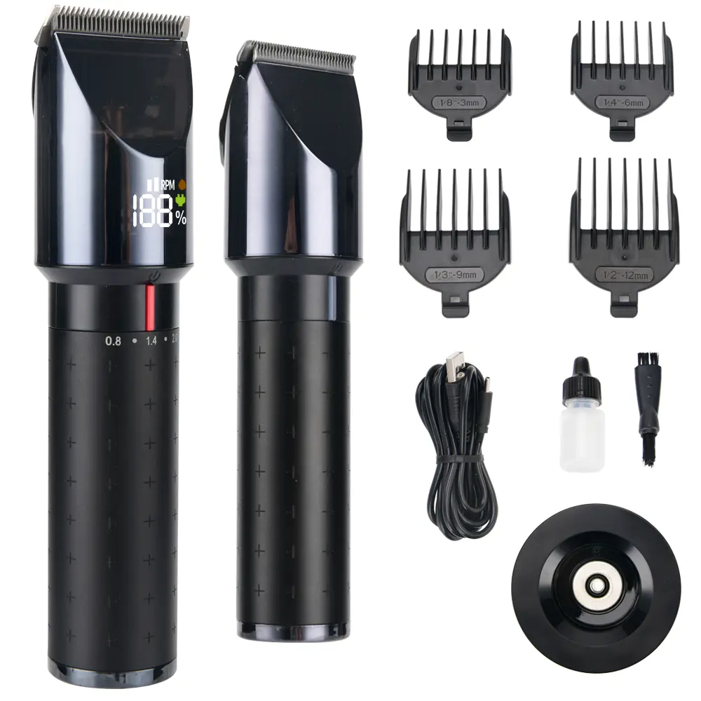 PRITECH Professional Barber Clipper Set Schnur loses USB wiederauf lad bares elektrisches Haars ch neider-und Trimmer-Set