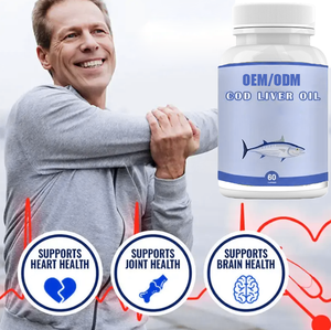 Capsules <span class=keywords><strong>de</strong></span> Gel Doux d'<span class=keywords><strong>Huile</strong></span> <span class=keywords><strong>de</strong></span> <span class=keywords><strong>Foie</strong></span> <span class=keywords><strong>de</strong></span> <span class=keywords><strong>Morue</strong></span> 1000mg Certifiées GMP OEM/ODM – Complément Antioxydant pour la Santé Cérébrale - Product Image 3
