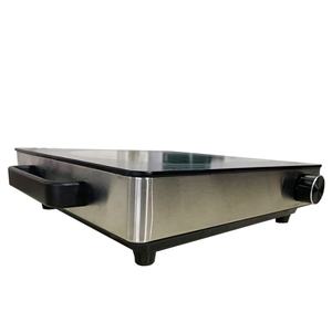 Table de cuisson électrique vitrocéramique à commande tactile, plaque chauffante radiante en verre, appareil de cuisine OEM 1600W, brûleur unique avec commande par bouton - Product Image 2