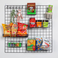 Panneaux muraux grillagés personnalisables pour supermarchés et magasins de gros, présentoirs muraux en fil métallique, écrans en tissu métallique
