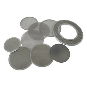 Disques filtrants en maille de fil d'acier inoxydable de 10 mm, 20 mm, 40 mm, 50 mm, 20 microns - Product Image 2