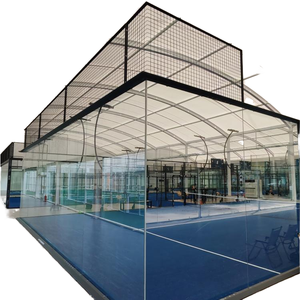 Pista <span class=keywords><strong>de</strong></span> Pádel <span class=keywords><strong>de</strong></span> Acero Super Panorámica Venus con Acabado <span class=keywords><strong>de</strong></span> Vidrio Templado y Recubrimiento en Polvo para Clubes <span class=keywords><strong>de</strong></span> Lujo y Proyectos Deportivos Profesionales - Product Image 1