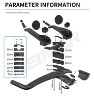 Guidon de vélo de route en carbone, largeur optionnelle 400 mm/420 mm, diamètre de fixation 28,6 mm, pour vélo de piste
