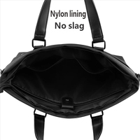 Sac de rangement pour documents en cuir Oxford imperméable avec logo personnalisé de luxe, mallette de conférence, sac de documents pour homme