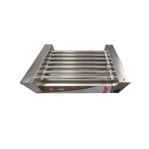 Équipement de cuisine commerciale, machine à griller les hot-dogs à <span class=keywords><strong>7</strong></span> bâtons, machine à hot-dogs électriques avec version informatique - Product Image 5