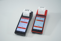 GOODCOM Terminal de pantalla táctil Pos Código QR Ticket de estacionamiento portátil Imprimir Android Pos