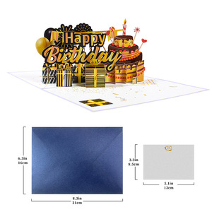 Thủ công 3D <span class=keywords><strong>Pop</strong></span> <span class=keywords><strong>Up</strong></span> thẻ sinh nhật cho mọi lứa tuổi cao cấp Giấy Thủ công mỹ nghệ - Product Image 6