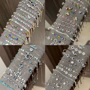 Bracelet géométrique tendance en CZ pour femmes, bracelet en zircon esthétique, accessoires de bijoux tendance TikTok - Product Image 2