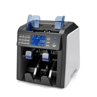 AL-950 Top Chargement Mixte Euro Coin Portable Cash Comptage Machine Banknote Money Multi Currency