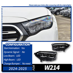 Fari a LED con Doppia Lente per Mercedes Benz Classe E W214, Luci Diurne, Indicatori di Direzione e Luci di <span class=keywords><strong>Parcheggio</strong></span> - Product Image 5
