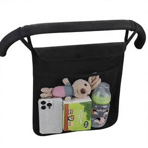 Organizer Universale per <span class=keywords><strong>Passeggino</strong></span> in Rete, Compatibile con Uppababy <span class=keywords><strong>Nuna</strong></span> Britax, Portaoggetti Antiscivolo Regolabile - Product Image 1