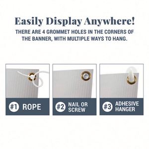 Pancarta de Graduación Personalizada de Vinilo, Letreros de Felicitación Personalizados para la Clase 2025, Decoración para Fiestas y Eventos - Product Image 3