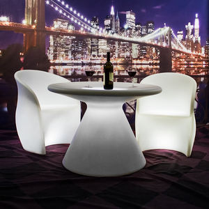 مصباح ليد يصل أثاث خارجي البلاستيك مضيئة شريط طاولات وكراسي مع رخيصة الثمن - Product Image 6