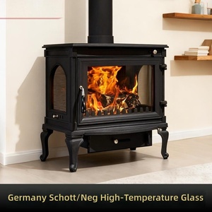 Stufa <span class=keywords><strong>a</strong></span> <span class=keywords><strong>Legna</strong></span> Moderna <span class=keywords><strong>in</strong></span> <span class=keywords><strong>Ghisa</strong></span> Autoportante con Fiamma Autentica per Riscaldamento Invernale, Vendita Diretta dalla Fabbrica - Product Image 5