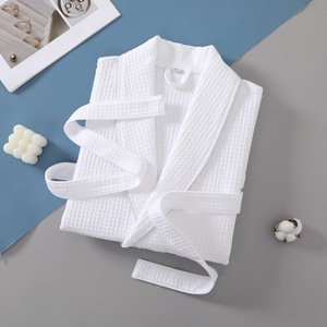 Super Soft Fluffy Terry Towelling Bathrobe for Spa Terry Hotel Bath <strong>Robe</strong> with Custom Logo <strong>Waffle</strong> Bathrobe - Product Image 1