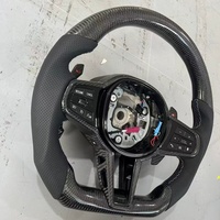 Volant en fibre de carbone véritable avec palettes de changement de vitesse pour BMW G20 G28 G30 G38 G01 G02 G05 G06 G07 G11 G12 G15 G32 M3 M4 M5 M6 M8