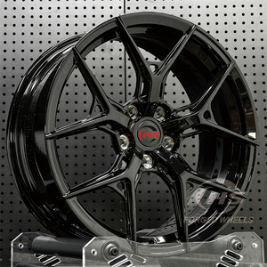 Rines Forjados Personalizados en Negro Brillante de 19/20/2x8.5"/9.5"/10" 5x112 5x120 para <span class=keywords><strong>BMW</strong></span> M3 M4 <span class=keywords><strong>M5</strong></span> Audi RS4 RS5 RS6 RS7 Supra IS GS <span class=keywords><strong>RC</strong></span> - Product Image 1
