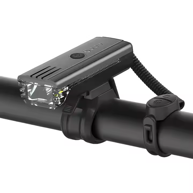 500 Lumen LED Bike Front Light Battery-Powered Waterproof Outdoor Riding Handlebar Mounting Light Sensing Bicycle Front Light