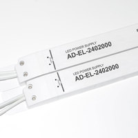 Alimentation LED 24V 200W ultra-mince en forme de bande, source de tension constante, pour boîte lumineuse, adaptateur intégré, publicité