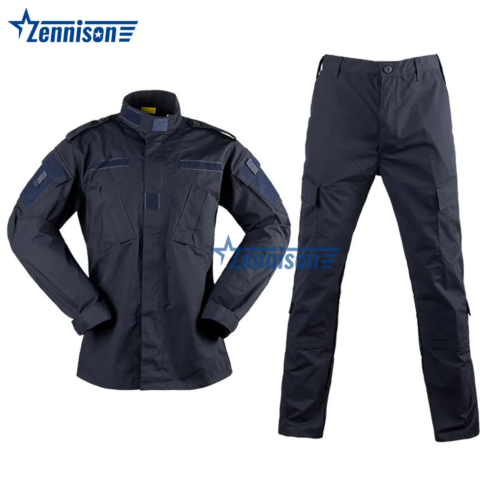 Wholesale Us Rip-Stop Tactical Uniform Black Navy Blue Clothing Uniform