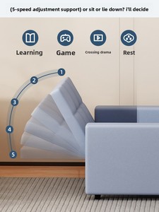 Sofá Cama Modular Plegable Nuevo Modelo 2025 para Salas Pequeñas Juego Multifuncional Estructura de Metal Cama Individual Tela Moderna <span class=keywords><strong>Extensible</strong></span> - Product Image 3