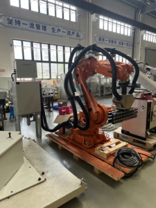 <span class=keywords><strong>Robot</strong></span> a spruzzo a 6 assi per pressofusione ad alta pressione ± 0.1mm di precisione copertura dello stampo a cavità profonda - Product Image 6