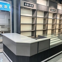 Vitrine haut de gamme pour cigarettes et spiritueux, comptoir de caisse et de service