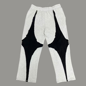 <span class=keywords><strong>Pantaloni</strong></span> da jogging in cotone 500gsm lavati Vintage Premium personalizzati grigio chiaro con applicazioni a scatto - Product Image 2