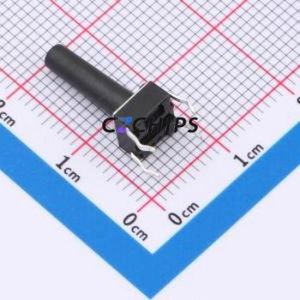 TS013-CBW1FH15.5 Tactile Switch Through hole-4P,6x6mm Switch Single Pole Single Throw Round Button 2.5N Through Hole - Product Image 2