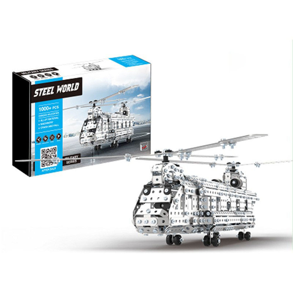 Educational Building Blocks - Chinook Helicopter Toy