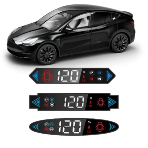 2024 harga ritel profesional berbagai Speedometer pengukur Hud pintar Digital untuk Tesla Model 3/Y