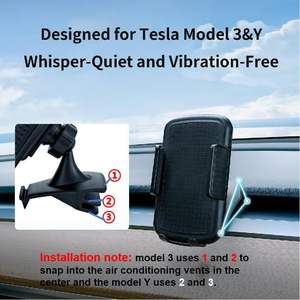 ที่ยึดโทรศัพท์ในรถยนต์ที่วางโทรศัพท์ Tesla รุ่น<span class=keywords><strong>3</strong></span>รุ่น Y ที่วางโทรศัพท์แบบปรับได้ที่จับโทรศัพท์ Tesla เห<span class=keywords><strong>ม</strong></span>าะกับโทรศัพท์ทุกรุ่น - Product Image 6