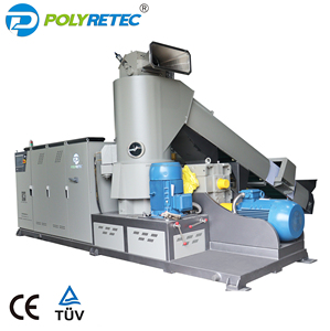 Línea de peletización de copos de película, máquina de fabricación de gránulos LDPE, sacos tejidos PP, planta de reciclaje de granulación por extrusión - Product Image 2