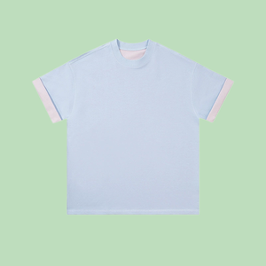 240 그램 100% 면 캐주얼 스타일 단색 패턴 2 색 측면 착용 OEM 서비스 가능 - Product Image 4