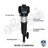Amortisseur arrière à suspension pneumatique 37106887564 pour Rolls-Royce Phantom, pièces de rechange de rechange