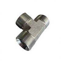 Raccord de tuyauterie hydraulique droit en acier au carbone forgé et acier inoxydable à haute étanchéité