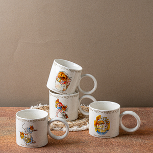 Tazas de cerámica <span class=keywords><strong>Beatrix</strong></span> Potter, vasos de porcelana con asas redondas, tazas de cuentos Vintage para el hogar - Product Image 1