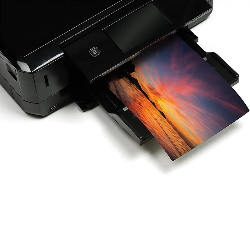 พิมพ์ง่าย 4*6 นิ้ว 5*7 นิ้วกระดาษภาพถ่ายทุกวันใช้กระดาษภาพถ่ายเคลือบเงาและเคลือบด้าน 50 แผ่นหนึ่งแพ็ค