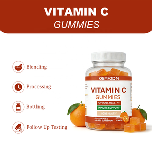 סוכריות גומי בטעם תפוז עם ויטמין <span class=keywords><strong>C</strong></span> למבוגרים - 60 יחידות, תמיכה יומית לחיזוק מערכת החיסון ובריאות כללית |   סיטונאות ישירות מהמפעל, יצרן ציוד מקורי (OEM), יצרן עיצוב מקורי (ODM) - Product Image 4