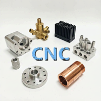 Komponen Logam Kuningan Tembaga Kustom untuk Mesin CNC, Pemesinan Bubut dan Frais, Produksi Jumlah Kecil, Mesin Frais CNC 5 Axis