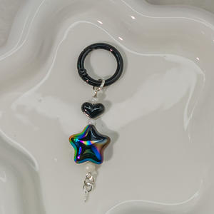 จี้กระเป๋าพวงกุญแจรูปดาวห้าแฉกสีสันสดใส - Product Image 4